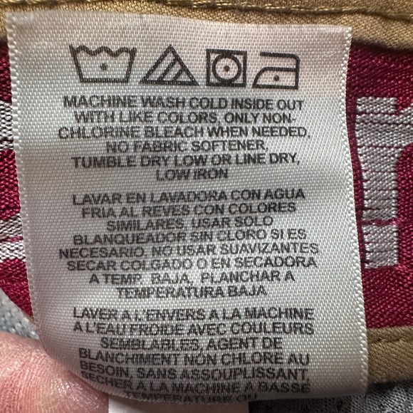 Wrangler Cargo Pants Mens 40x30 Brown ATG Outdoor Stretch Nylon Utility Hiking - Picture 5 of 14